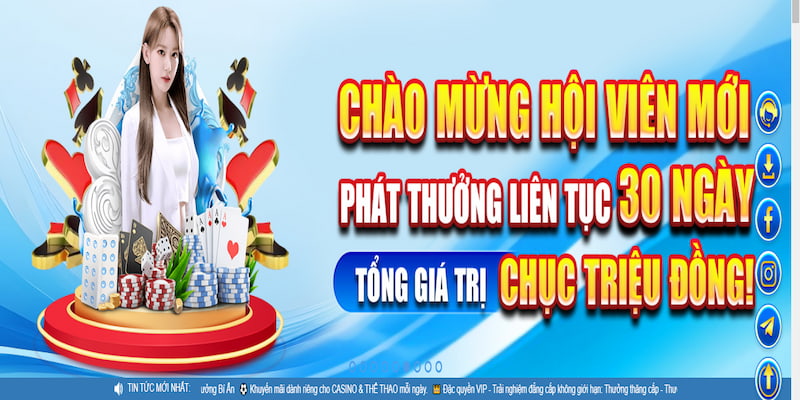 Chương trình khuyến mãi hàng ngày dành cho hội viên mới