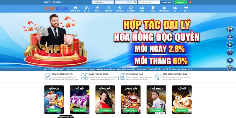 YB Gaming VIPwin - Thoả Sức Cược - Nhận Ngay Thưởng Khủng